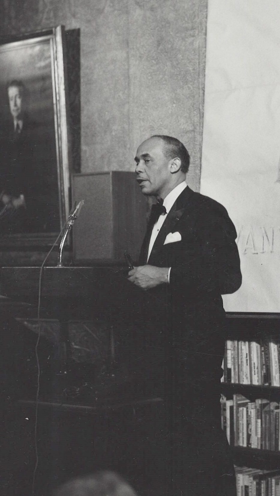 Ralph Ellison appearing at the Century in its sesquicentennial event, 1973